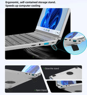 360° Rotating 14.0'' IPS Touch Screen 32G 128G-1T Laptop N95 Windows 11 Notebook 4 In 1 Tablet Business Office Slim Touch ID RGB