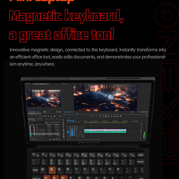 Original OneXPlayer X1 AMD Ryzen 7 8840U Laptop Tablet 3 IN 1 PC Game Console 10.95" Windows 11 Handheld Controllers AI Computer