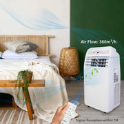 Portable Air Conditioner with Heat 12000 BTU,Portable AC Unit with Dehumidifier & Fan, Cools & Heats up to 400 Sq.ft,Remot