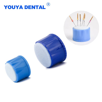 Endo Stand Endodontic Round Cleaning Foam Dental Endo File Drill Block Holder Autoclavable Dentistry Lab Instrument Tools