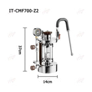 ITOP Steam Milk Frother Household Coffee Milk Foamer Espresso Coffee Maker Milk Frother with 2 Steam Nozzle 1-5 Hole Optional