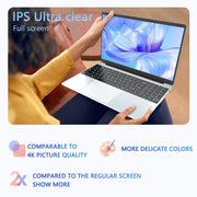 15.6 inch Business Laptop Intel N95 16GB RAM 1024GB SSD Cheap Portable Laptop With Fingerprint Bluetooth Camera for PS Office