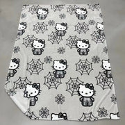 Halloween Ghost Hello Kitty Pluche Deken Sanrio Cartoon Grote Flanellen Deken Katoenen Bank Dutje Deken Bedlaken Kerstcadeau