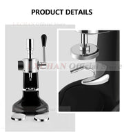 LXCHAN Coffee Tamper Manual Flat Tamper Espresso Quantitative Labor Saving Coffee Tool Tamper 57.5mm/58mm with 2 Sizes