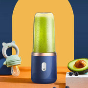 Hot Selling Usb Charging 6-Blade Electric Fruit Juicer Portable Paste Food Mixer Wireless Fresh Fruit Juice Mixer