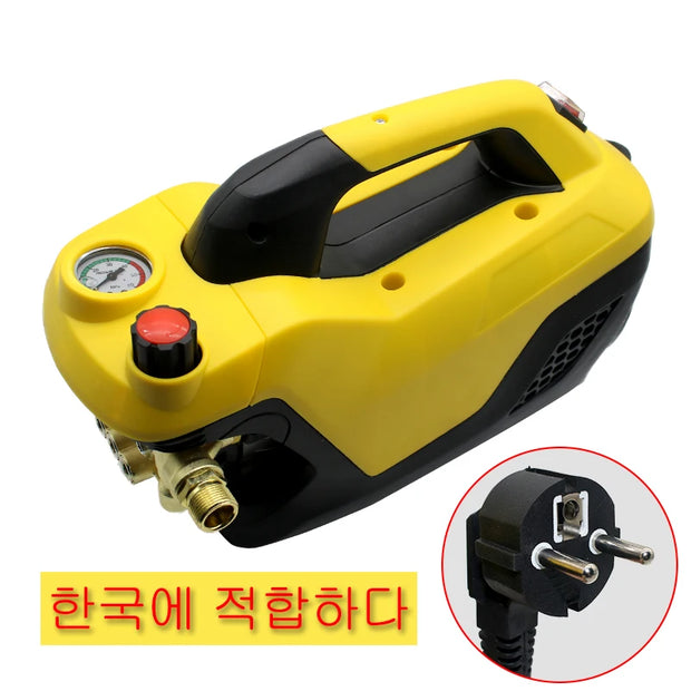 Adjustable Pressure Household Car Washing Machine 220V Small Automatic Induction Water Gun High Pressure Cleaning Tool Equipment