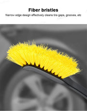 SEAMETAL Car Tire Wheel Rim Cleaning Brush Detailing Brushes Washing Brush Tool Universal Wheel Tire Car Cleaning Accessories