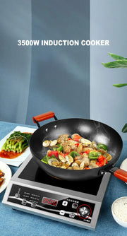 3500w Induction Cooker Household Flat Restaurant with High-power Induction Cooker 3.5kw Stir-fried Commercial