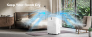 Air Conditioners 14,000 BTU, Cool, Heat, Dehumidifier & Fan 4 in 1 Portable AC Unit, Room Air Conditioners Portable Up