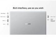 Honor Laptop X16 Plus 2024,Ryzen 7 8845HS,16GB 512GB/32GB 1TB,AMD Radeon™ 780M Notebook SSD IPS Ultrabook 16 Inch Computer