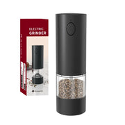 Electric Automatic Salt and Pepper Grinder Set Rechargeable With USB Gravity Spice Mill Adjustable Spices Grinder Kitchen Tools