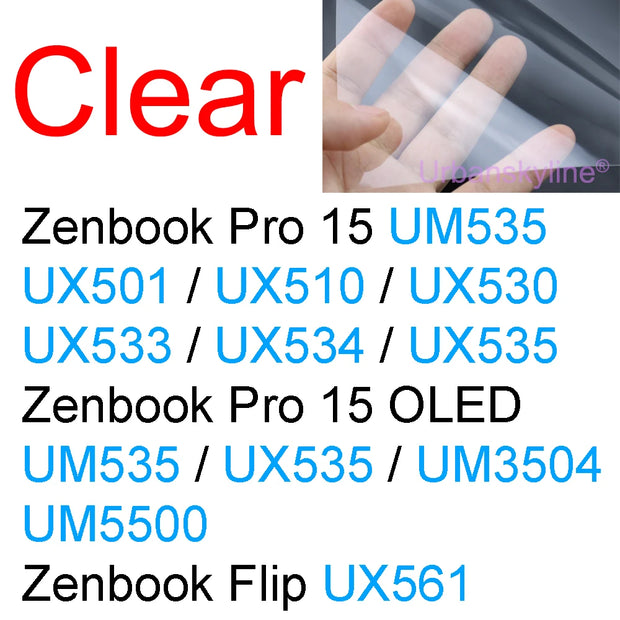 Screen Protector for ASUS Zenbook DUO UX481 UX482 UX582 UX8402 UX8406 Flip UX561 UX363 UX490 OLED HD Clear Matte Frosted Film