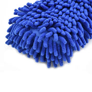 1 Pc Blue Microfiber Chenille Car Wash Sponge Care Washing Brush Pad Cleaning Tool Auto Washing Towel Gloves Styling Accessories