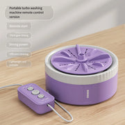 Mini Washing Machine Portable USB Rotating Turbo Fruit Ultrasonic Dishwasher For Clothes Home Kitchen Travel Remote Control미니세탁기