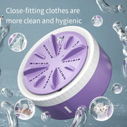 Mini Washing Machine Portable USB Rotating Turbo Fruit Ultrasonic Dishwasher For Clothes Home Kitchen Travel Remote Control미니세탁기