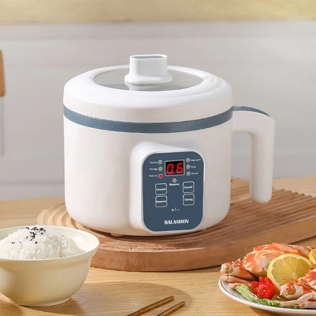 Electric Rice Cooker Multicooker Multifunction Pot Mini Hotpot Pan Soup Home Appliances for The Kitchen Pots Offers 1-2 People