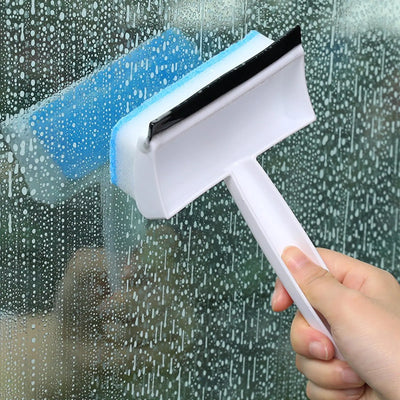 Window Scrubber Tile Cleaner Floor Brush Deep Cleaning Window Cleaner Glass Wiper for Kitchen Car Windshield Indoor Home