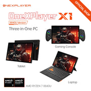 Original OneXPlayer X1 AMD Ryzen 7 8840U Laptop Tablet 3 IN 1 PC Game Console 10.95" Windows 11 Handheld Controllers AI Computer