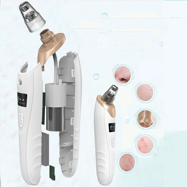 Electric Facial Blackhead Remover Vacuum Pore Cleaner Acne Cleanser Black Spots Removal Face Nose Deep Cleaning tools