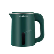 Portable Electric Kettle Insulated 1000ml  220V Double Layer Stainless Steel Fast Water Boiler for Travel