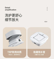 Cross-border folding washing machine dormitory small automatic elution-body machine portable baby underwear mini washing machine