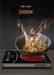 110V-220V Electric Pottery Stove Cooking Hot Pot Porridge Soup Frying Barbecue Induction Cooker 3500W