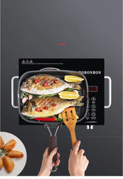 110V-220V Electric Pottery Stove Cooking Hot Pot Porridge Soup Frying Barbecue Induction Cooker 3500W