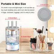 Electric Makeup Brush Cleaner Rechargeable Makeup Brushes Cleaning Tool Automatic Makeup Brush Cleaning Stand Device