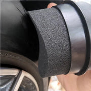 Autobanden Wax Spons Auto Wax Applicator Pad met Deksel Gebogen Vorm Gemakkelijk Waxen Banden Spons Banden Reinigings Gereedschap Detailing Borstel