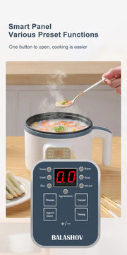 Electric Rice Cooker Multicooker Multifunction Pot Mini Hotpot Pan Soup Home Appliances for The Kitchen Pots Offers 1-2 People