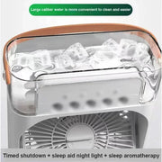 Xiaomi Mijia Portable Fan Air Conditioners USB Fan LED Household Water Mist Cooler Portable 3 Speed Fan For Use In Office