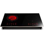 2200W*2 Induction Cooker Smart Double-head Electric Ceramic Stove Desktop Double Stove Induction Cooker Stir Fry