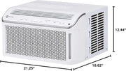 Profile Ultra Quiet Window Air Conditioner 8,200 BTU, WiFi Enabled, Ideal for Medium Rooms,Window AC Unit, White