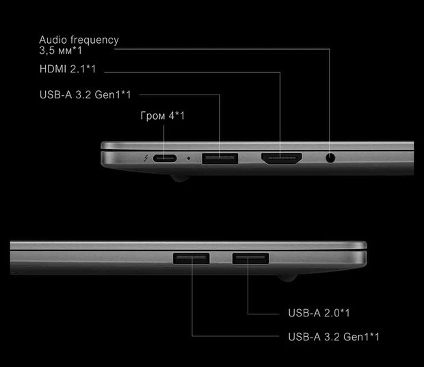 XIAOMI Laptop Redmi Book 16 2024 Refresh RAM 16GB SSD 512GB Intel i5 12450H 13420H 16" Inch FHD Notebook Ultrabook Computer PC