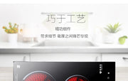 Embedded Double-head Electric Ceramic Stove Vertical Silent Induction Cooker Double Stove Desktop Inlaid Inlaid Light Wave Stove