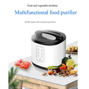 220V Washing Machine Vegetable  Fruit  Meat Tablewear  Visinfection Detoxification Automatic Food Purifier EU/AU/UK/US Plug