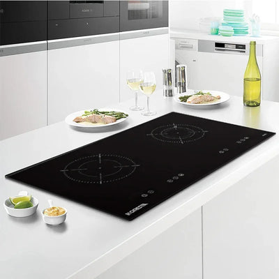 Supplier 2 Burner Built-in Digital Ceramic Cooktop 304 Stainless Steel Touch Cooker Induction Cooktops