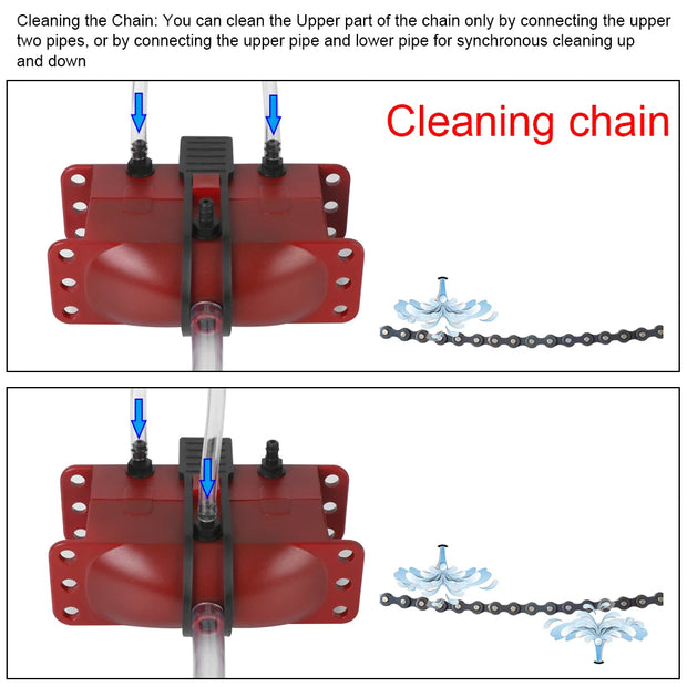 Motorcycle chain cleaning kit Chain Maintenance Brush Brush Gear Cleaner Tool For Motorbike Chains Lube Device