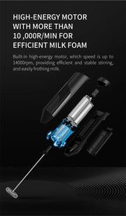 Milk Frother Handheld Mixer Foamer Coffee Maker Egg Beater Chocolate/Cappuccino Stirrer Mini Portable Blender Kitchen Whisk Tool