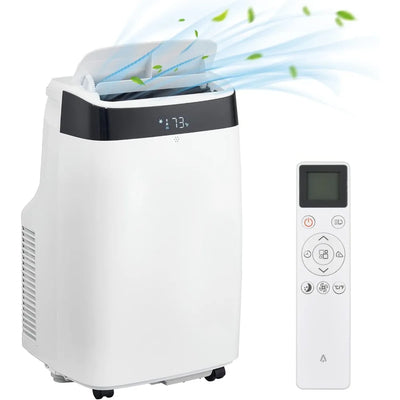 Portable Air Conditioner with Remote Control, 10000 BTU Portable AC for Room, Dorm, Office with Drying, Fan, Sleep Mode