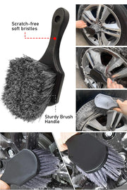 SEAMETAL Car Tire Wheel Rim Cleaning Brush Detailing Brushes Washing Brush Tool Universal Wheel Tire Car Cleaning Accessories