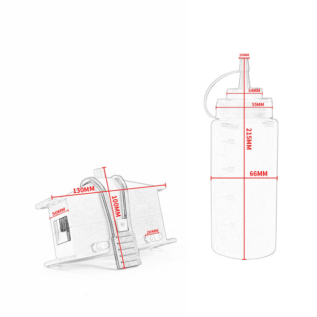 Motorfietskettingreinigingsmachine Kit Borstel Tandwielreiniger Gereedschap Motorkettingen Smeerapparaat Smeeraccessoires