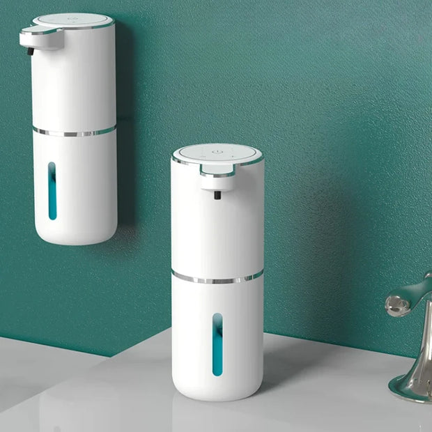 DK345: Automatic Foam Soap Dispenser, Wall-Mounted Hand Wash Machine, Rechargeable Touchless Soap Dispenser for Home