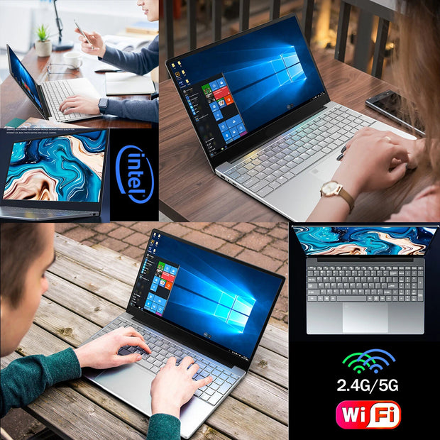 Win 11 Pro Intel Celeron J4125 15,6 inch Windows 11 Pro 1920*1080 Game Office-laptop 12 GB RAM 512 GB/1 TB SSD Windows 10-notebook