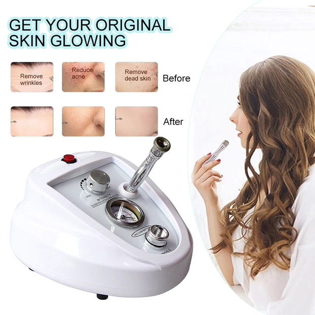 AOKO Vacuum Diamond Microdermabrasion Peeling Machine Exfoliating Blackhead Remover Device Facial Cleaning Skin Care Tools