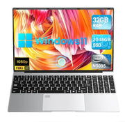 Leno 15,6'' Office-laptop 32 GB DDR4 1024 GB SSD Windows 11 N5095 Notebookcomputer IPS FHD 1080P-scherm 5G/2,4 GHz WiFi USB 3.0