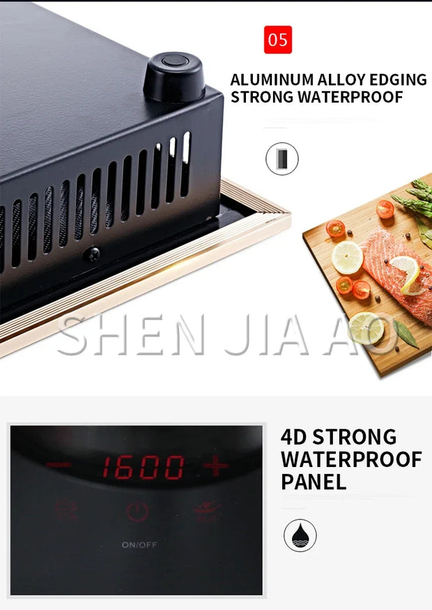 2200W*2 Induction Cooker Smart Double-head Electric Ceramic Stove Desktop Double Stove Induction Cooker Stir Fry