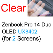 Screen Protector for ASUS Zenbook DUO UX481 UX482 UX582 UX8402 UX8406 Flip UX561 UX363 UX490 OLED HD Clear Matte Frosted Film