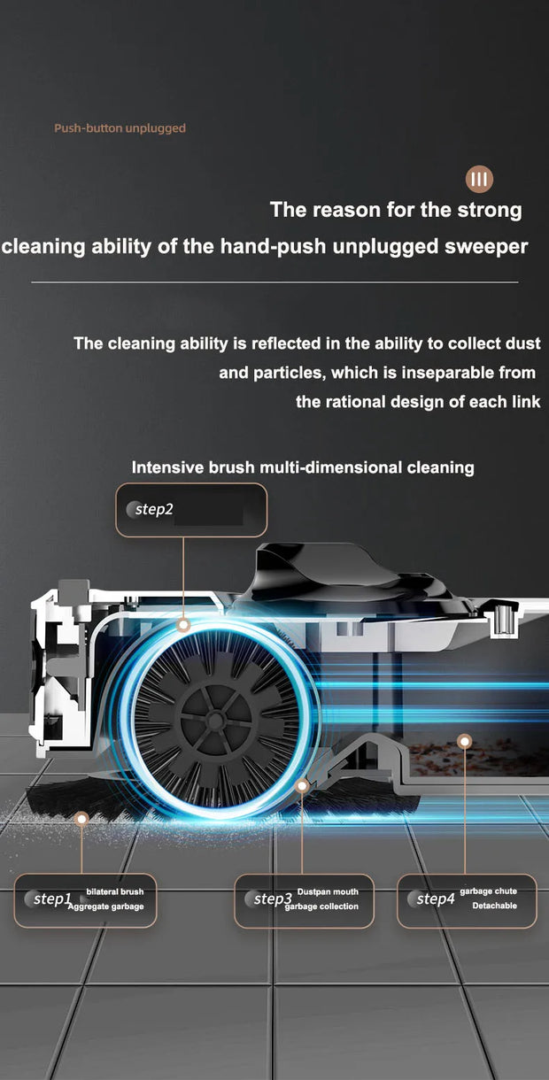 Broom Robot Vacuum Cleaner Mop for Washing Floors Carpets Smart Kitchen Sweeper Home Machine Magic Handle  Dropshipping