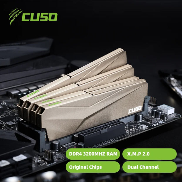 CUSO memoria ram ddr4 8gb 16gb 3200mhz Gaming ddr4 memória ram 8gb 3200mhz Memory For Desktop Performance Ram